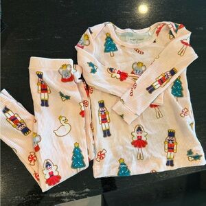 Angel Dear Sugar Plum Fairy Nutcracker Fair Isle Long Sleeve Loungewear Set